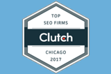 Top SEO services agency badge from clutch.co