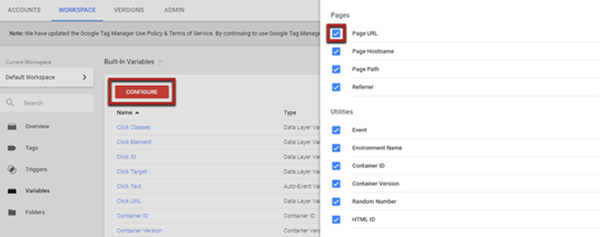 Google Tag Manager Variable