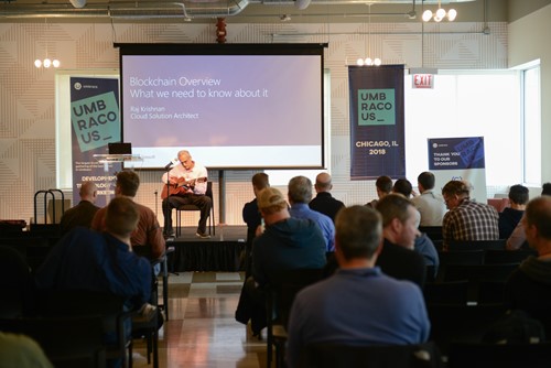 Raj Krishnan from Microsoft at Umbraco US Festival 2018