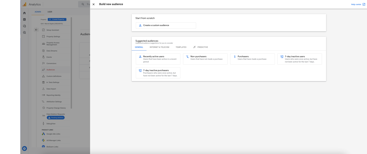 GA4 Audience Dashboard