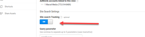 Site Search Tracking
