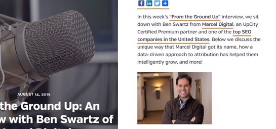 Ben Swartz Upcity Interview