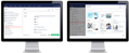 Image of desktop with backend Umbraco components that were made and used