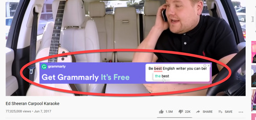 YouTube Overlay Ad